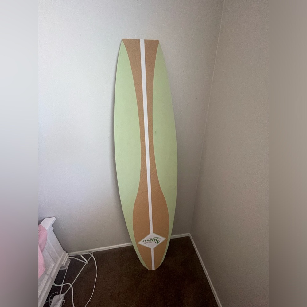 surf board pin board, room decor, vintage